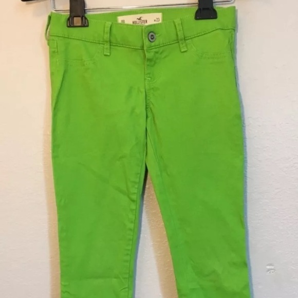 bright green jeggings